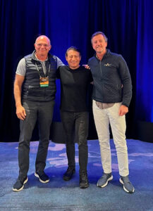 Con Peter Diamandis y Javier Ramírez Sabau.